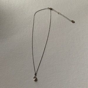 Silver Rhinestone Necklace